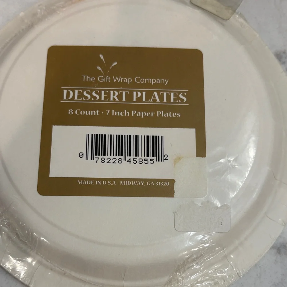 Summer fun cocktail/dessert plates and napkins
